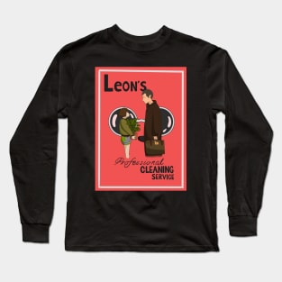 Leon the professional cleaning service Long Sleeve T-Shirt